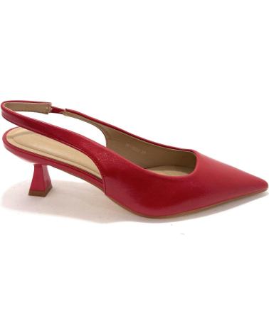Sandálias de Mulher BUONAROTTI ZAPATOS VESTIR SALON DESTALONADO TACON B ROJO