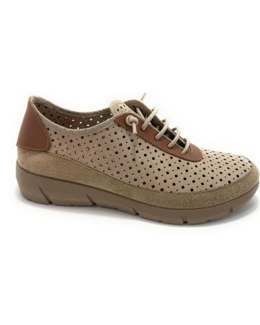 Sapatos de Mulher TUPIE ZAPATOS CASUAL PICADOS CORDON ELASTICO C BEIGE