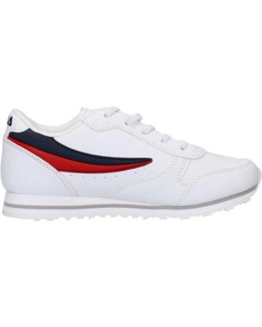 Sneaker für Damen und Mädchen und Junge FILA ORBIT LOW KIDS WHITE-DRESS BLUE BLANCO