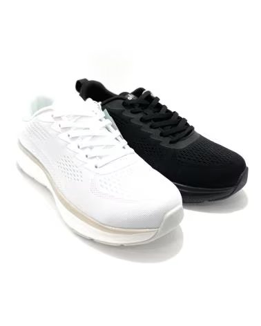 Sportif pour Femme MYSOFT BASKETS CONFORT À LACETS BLANCO