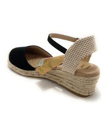 Sandalen für Damen MYSOFT MIT NIEDRIGEM KEILABSATZ UND SCHNALLENVERSCHLUSS NEGRO