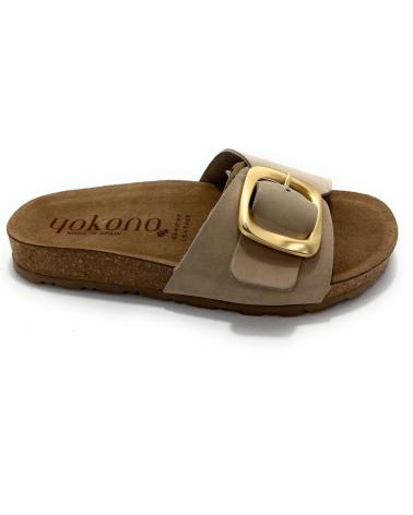 Sandálias-De-Mujer-YOKONO-SANDALIA-PALA-HEBILLA-BIO-PISO-CO-BEIGE