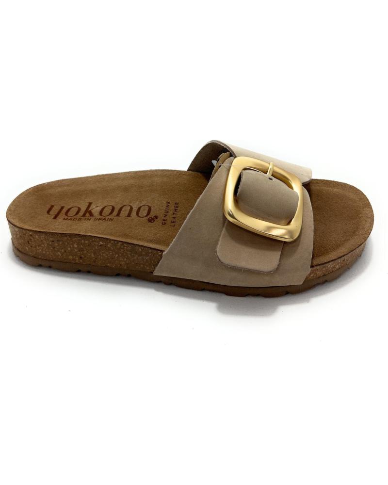 Sandálias-De-Mujer-YOKONO-SANDALIA-PALA-HEBILLA-BIO-PISO-CO-BEIGE