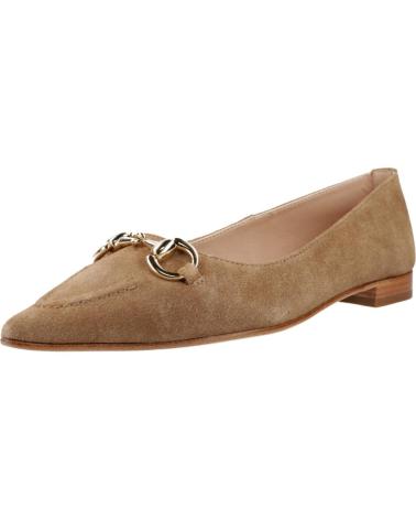 Ballerinas für Damen ALPE BAILARINAS MUJER MODELO 5402 11 COLOR MARRON CLARO CUERO