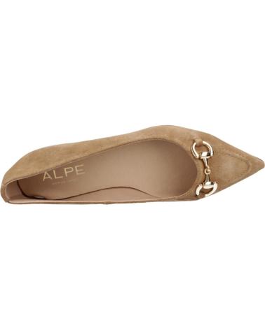 Ballerinas für Damen ALPE BAILARINAS MUJER MODELO 5402 11 COLOR MARRON CLARO CUERO
