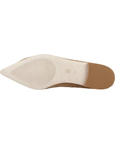 Ballerinas für Damen ALPE BAILARINAS MUJER MODELO 5402 11 COLOR MARRON CLARO CUERO