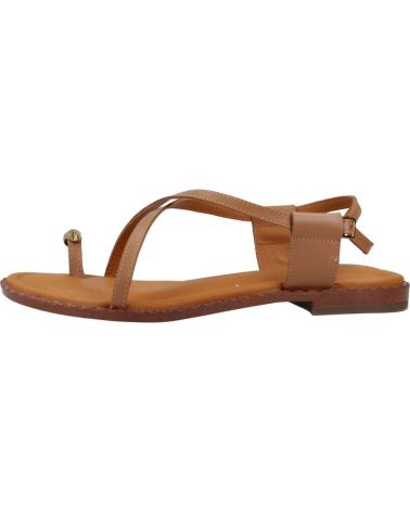 Sandalias de Mujer THE HAPPY MONK SANDALIAS MUJER MODELO MENORCA 015 COLOR MARRON CUERO