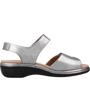 Sandali per Donna PIESANTO SANDALIAS MUJER MODELO 200802 COLOR PLATA ACERO