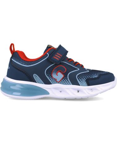 Esportes  de Menina e Menino GARVALIN DEPORTIVAS CON LUZ PARA CHICO 252828 HALO LUCES AZULMARINOA089