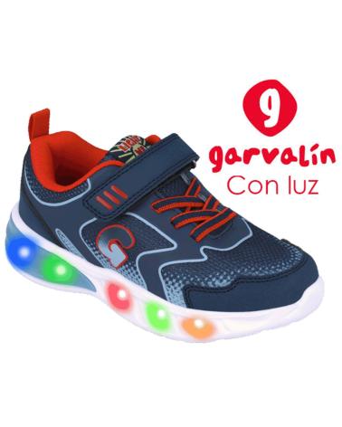 Esportes  de Menina e Menino GARVALIN DEPORTIVAS CON LUZ PARA CHICO 252828 HALO LUCES AZULMARINOA089
