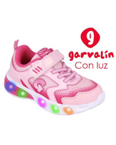 Esportes  de Menina GARVALIN DEPORTIVA CON LUZ PARA CHICA 252828 HALO ROSAC032