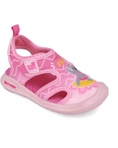 Sandálias de Menina GARVALIN SANDALIAS DE PLAYA PARA CHICA 252846 WAVE PRINT ROSAB032