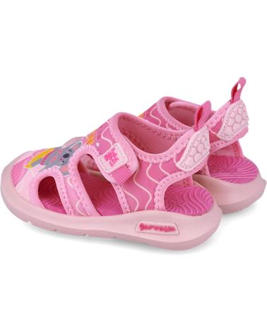 Sandálias de Menina GARVALIN SANDALIAS DE PLAYA PARA CHICA 252846 WAVE PRINT ROSAB032