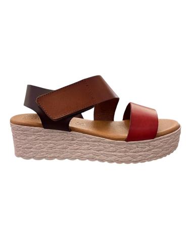 Woman Sandals EVA FRUTOS SANDALIAS MUJER PLATAFORMA 730 MARRON MULTI VARIOS COLORES