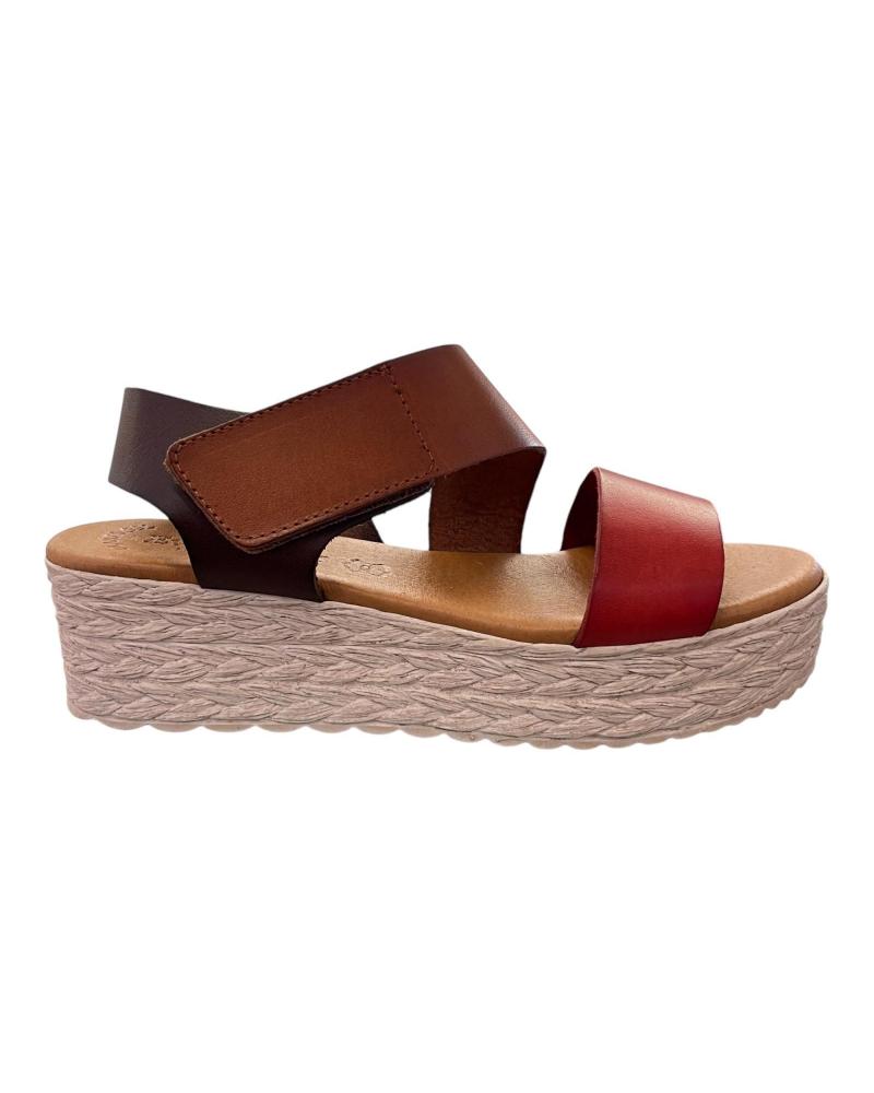 Woman Sandals EVA FRUTOS SANDALIAS MUJER PLATAFORMA 730 MARRON MULTI VARIOS COLORES