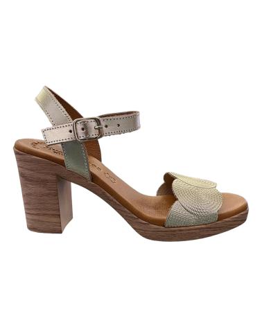 Woman Sandals EVA FRUTOS SANDALIAS MUJER TACON 945 ORO CUERDA VARIOS COLORES