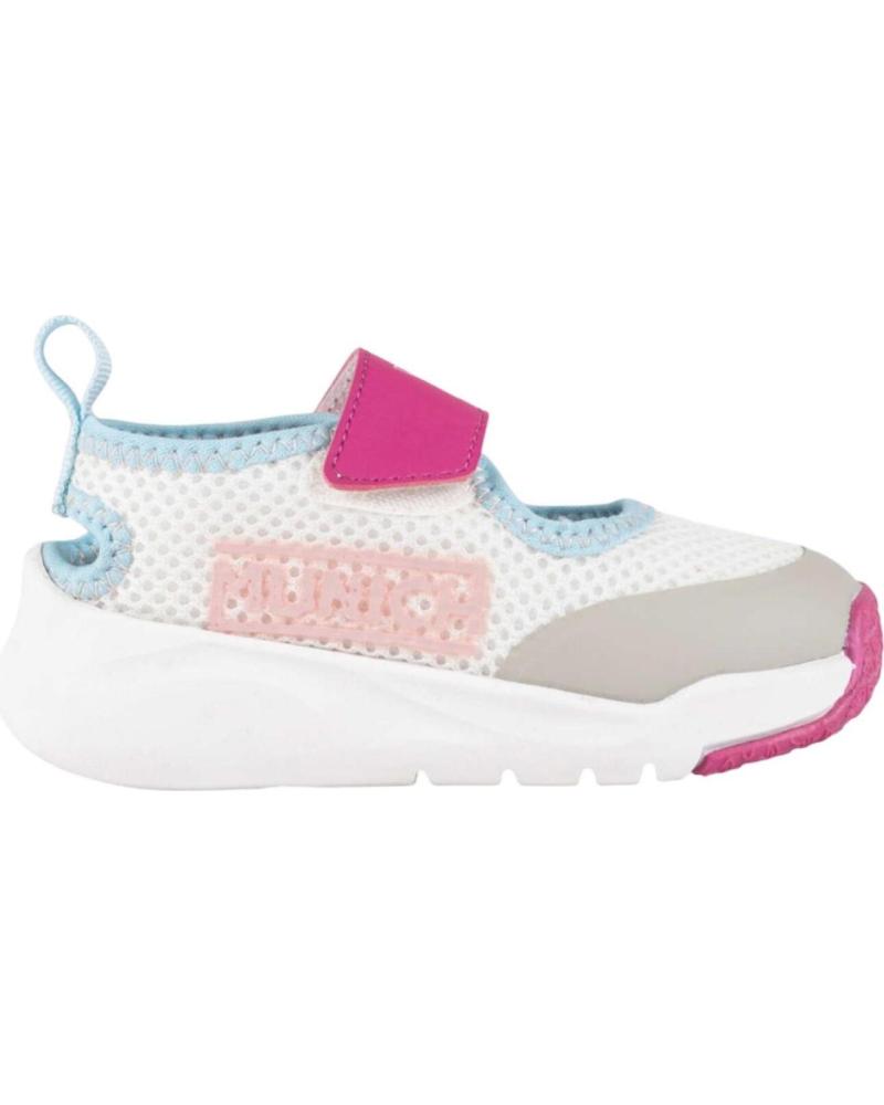 Sandalen für Mädchen MUNICH - ZAPATILLAS BLANCAS PARA BEBE - BABY BAGNI 01 BLANCO