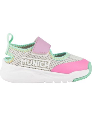 Sandalen für Mädchen MUNICH - ZAPATILLAS PARA BEBE - BABY BAGNI 02 GRIS