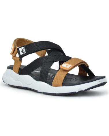 Sandalen für Herren KANGAROOS SANDALIAS DE HOMBRE K126-1 NEGRO-CAMELNEGRO-CAMEL