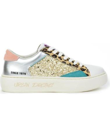 Sportivo per Donna KANGAROOS DEPORTIVAS DE MUJER K178-15 PLATA-BRIG BEIG-BLCO-LEOPPLATA-BRIG BEIG-BLCO
