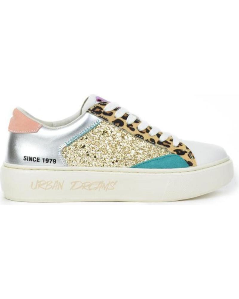 Sportivo per Donna KANGAROOS DEPORTIVAS DE MUJER K178-15 PLATA-BRIG BEIG-BLCO-LEOPPLATA-BRIG BEIG-BLCO