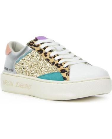 Sportivo per Donna KANGAROOS DEPORTIVAS DE MUJER K178-15 PLATA-BRIG BEIG-BLCO-LEOPPLATA-BRIG BEIG-BLCO