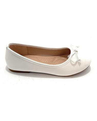 Ballerines-De-Niña-BUBBLE-BOBBLE-MANOLETINAS-NINA-BASICA-LAZO-BLANCO
