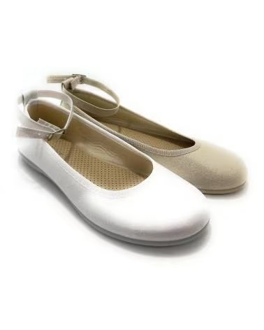 Ballerines pour Fille DHEYMAR AVEC BRIDE ET BOUCLE POUR BLANCO