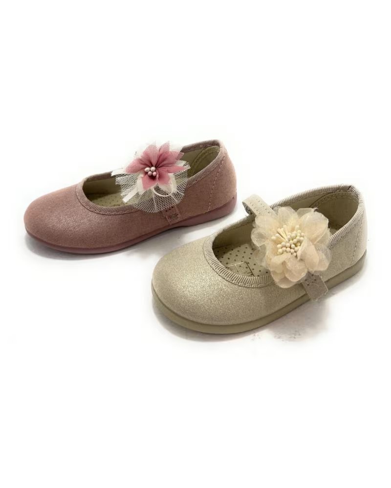 Chaussures pour Homme BALLERINES HABILLÉES DHEYMAR AVEC ORNEMENT FLORAL EN TEXTILE BEIGE