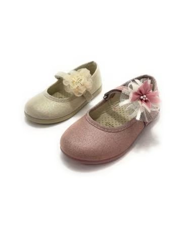 Chaussures pour Homme BALLERINES HABILLÉES DHEYMAR AVEC ORNEMENT FLORAL EN TEXTILE BEIGE