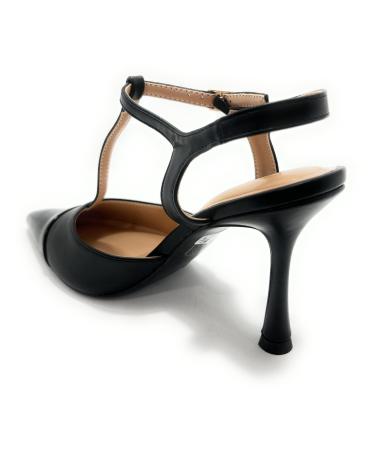 Sandali per Donna BUONAROTTI SALON TACON ALTO HEBILLA PUNTA NEGRO