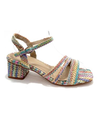 Sandali per Donna BUONAROTTI SANDALIAS MUJER TACON MULTICOLOR CUERDA VARIOS COLORES