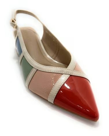 BUONAROTTI ZAPATO SALÓN DESTALONADO MULTICOLOR CH-ANT VARIOS COLORES