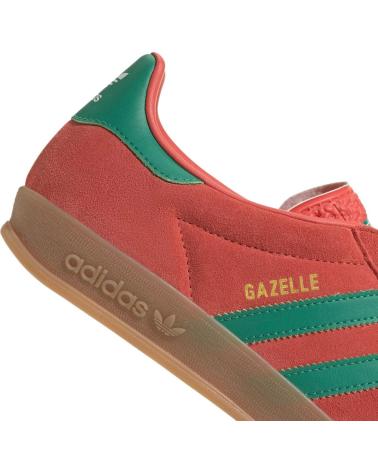 Sportif-De-Hombre-ADIDAS-GAZELLE-INDOOR-JH5407-PRELOVED-SCARLET---COURT-GREEN---CLOUD-RED