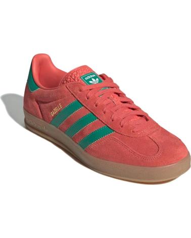 Sportif-De-Hombre-ADIDAS-GAZELLE-INDOOR-JH5407-PRELOVED-SCARLET---COURT-GREEN---CLOUD-RED