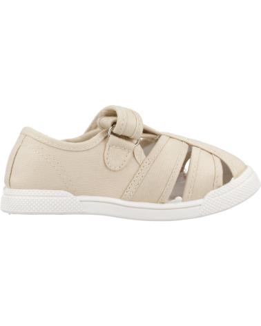 Sportif pour Fille et Garçon BLANDITOS SANDALIA DE LONA CERRADA BY CRIOS BEIGE