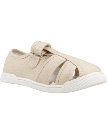 Sportif pour Fille et Garçon BLANDITOS SANDALIA DE LONA CERRADA BY CRIOS BEIGE