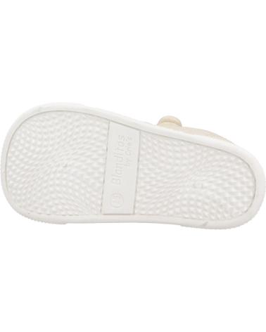 Sportif pour Fille et Garçon BLANDITOS SANDALIA DE LONA CERRADA BY CRIOS BEIGE