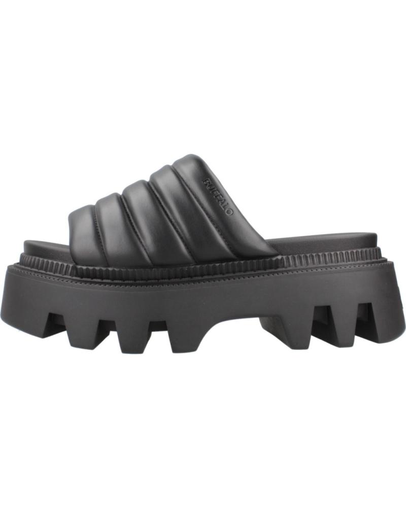 Woman Sandals BUFFALO SANDALIAS MUJER MODELO FLORA MULE QUILT COLOR NEGRO BLACK
