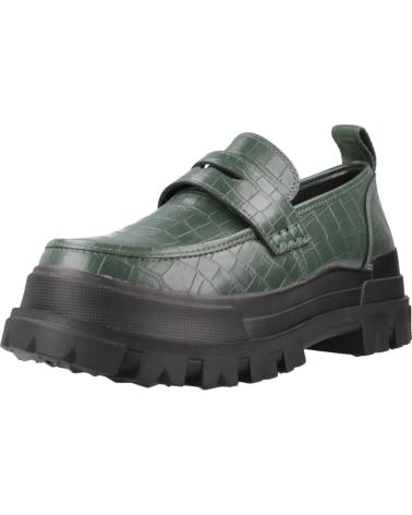 Woman Mocasines BUFFALO MOCASINES MUJER MODELO ASPHA LOAFER COLOR VERDE GREENCRO