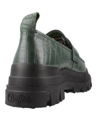 Woman Mocasines BUFFALO MOCASINES MUJER MODELO ASPHA LOAFER COLOR VERDE GREENCRO
