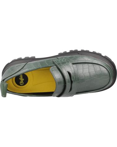 Woman Mocasines BUFFALO MOCASINES MUJER MODELO ASPHA LOAFER COLOR VERDE GREENCRO