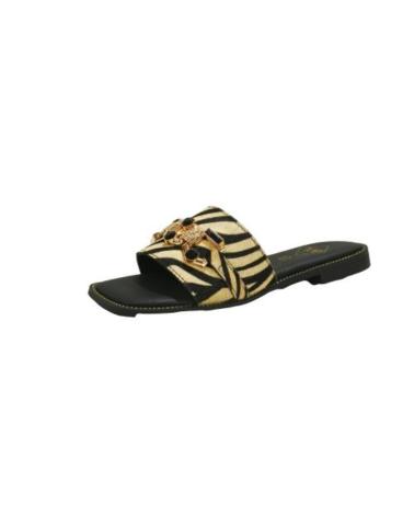Tongs-De-Mujer-TOP3-SANDALIA-CASUAL-PLANA-DE-PIEL-CON-SUELA-DE-GOMA-CEBRA
