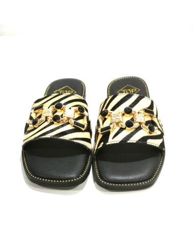 Tongs-De-Mujer-TOP3-SANDALIA-CASUAL-PLANA-DE-PIEL-CON-SUELA-DE-GOMA-CEBRA