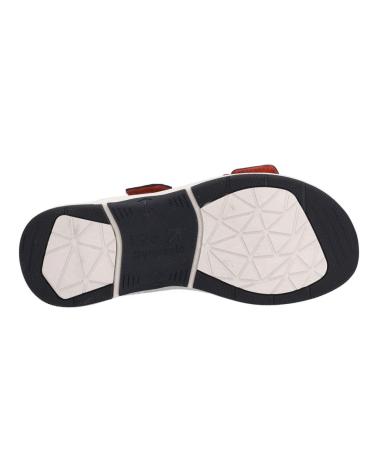 Sandali per Donna JOSEP SEIBEL ESTELLE 04 NUBUCK ROJO ROJO