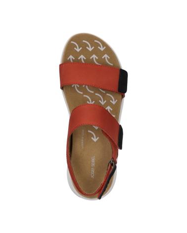 Sandali per Donna JOSEP SEIBEL ESTELLE 04 NUBUCK ROJO ROJO