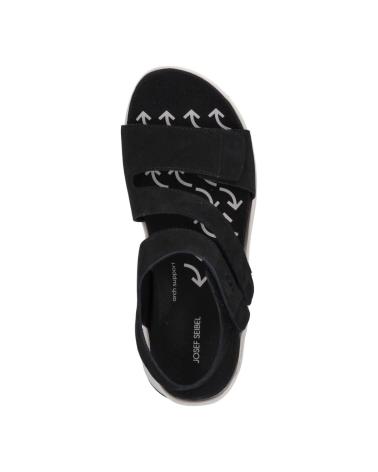 Sandali per Donna JOSEP SEIBEL ESTELLE 03 NUBUCK NE NEGRO