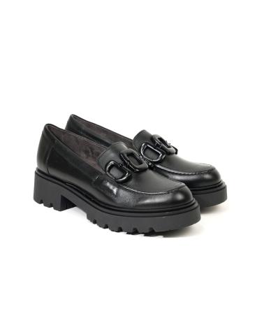 Bailarinas de Mujer PITILLOS MOCASIN DOBLE PISO NEGRO