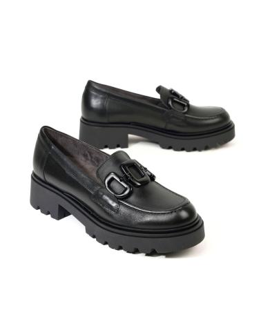 Bailarinas de Mujer PITILLOS MOCASIN DOBLE PISO NEGRO