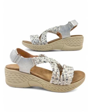 Sandali per Donna TIMBOS SANDALIA CUNA COMODA MUJER 131279 BLANCO